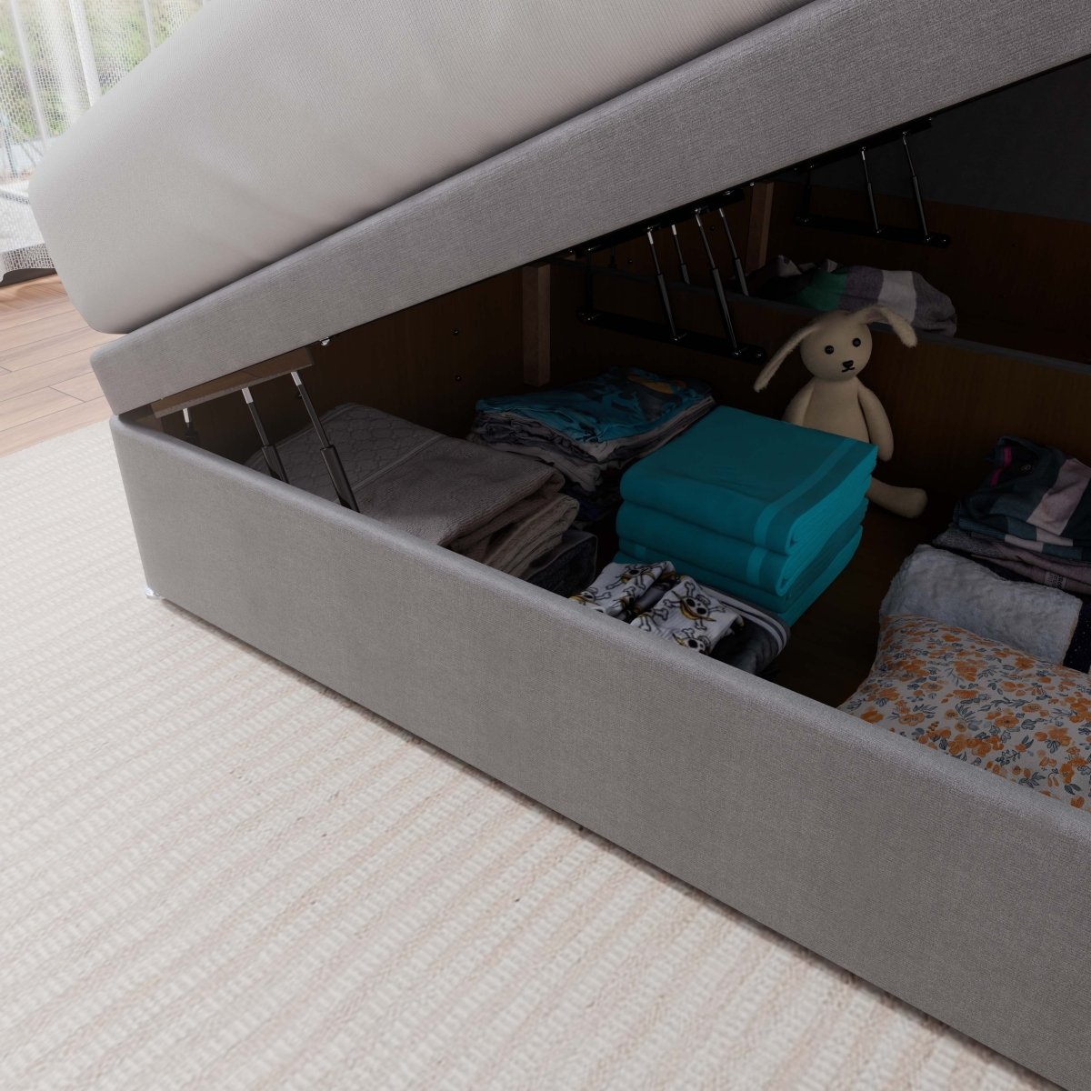 Alaska Side Lift Ottoman Divan Bed