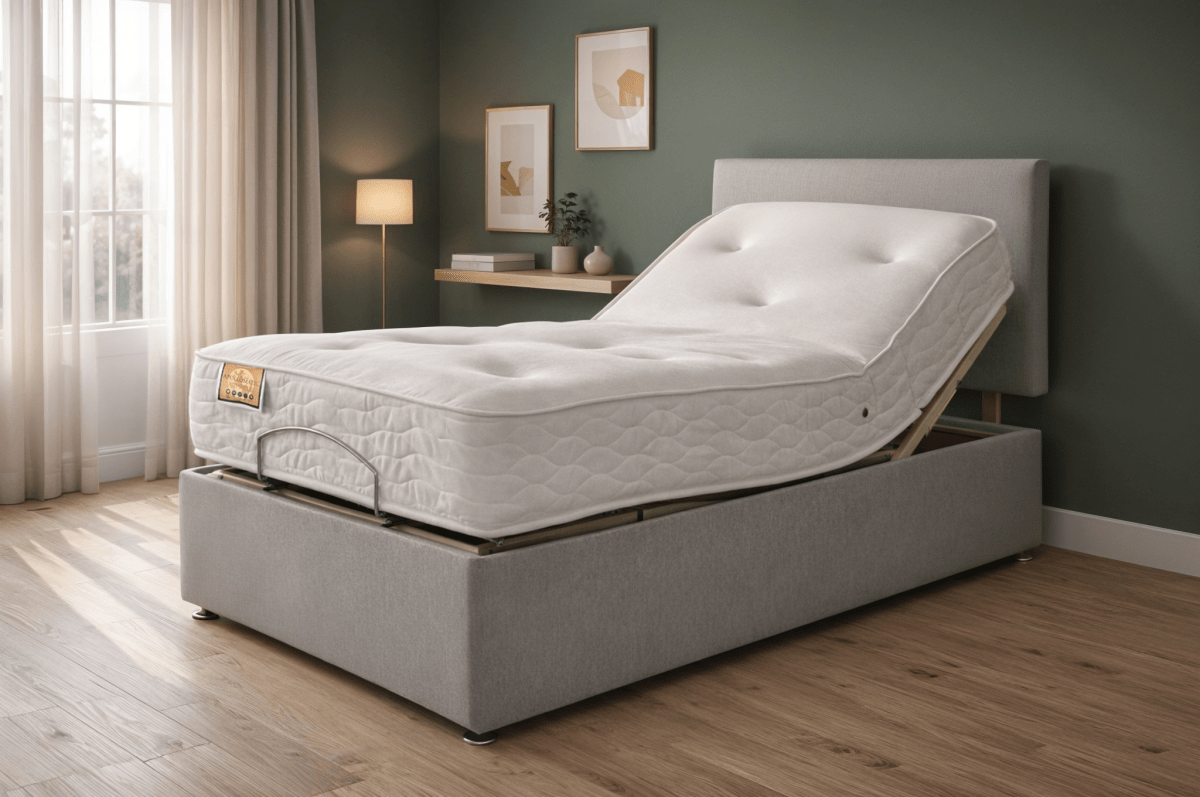 Apollomatic 1000 Pocket Electric Adjustable Divan Bed Set