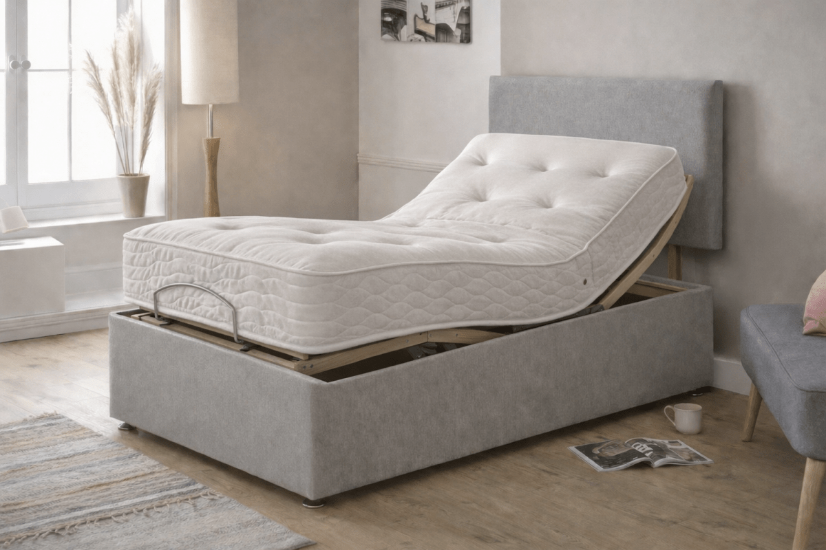 Apollomatic 1000 Pocket Memory Electric Adjustable Divan Bed Set