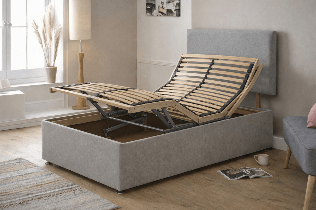 Apollomatic 1000 Pocket Memory Electric Adjustable Divan Bed Set