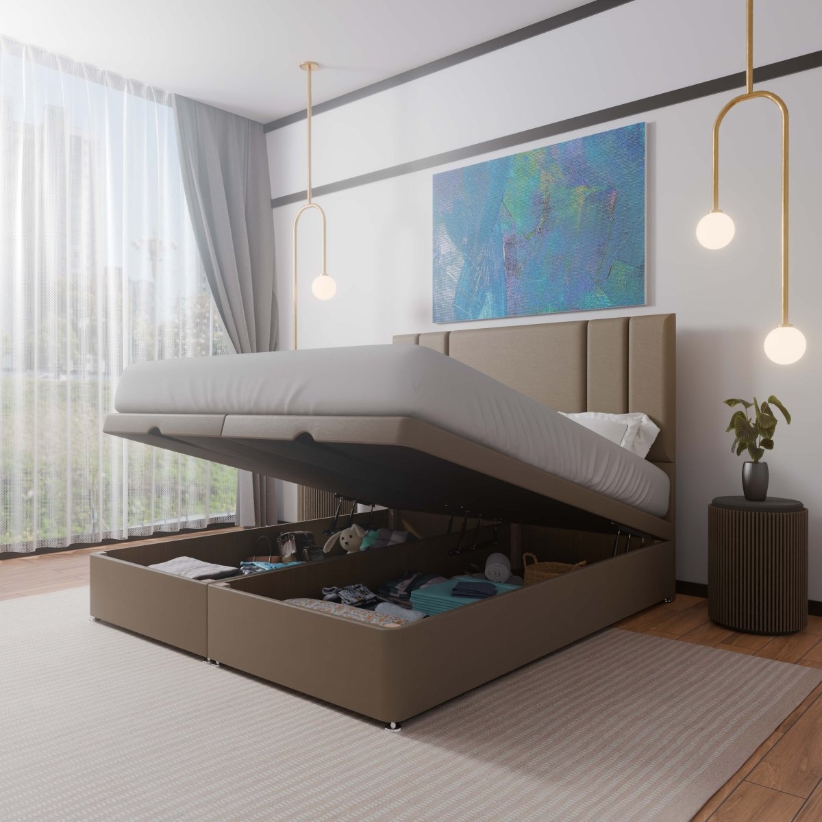 Austin End Lift Ottoman Divan Bed