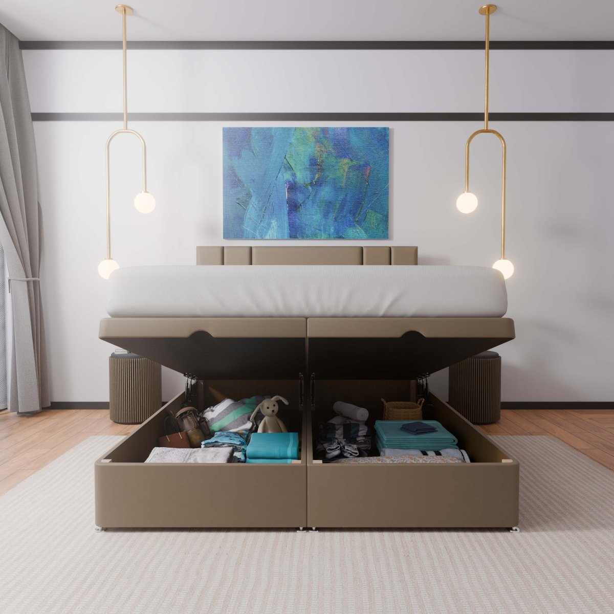 Austin End Lift Ottoman Divan Bed