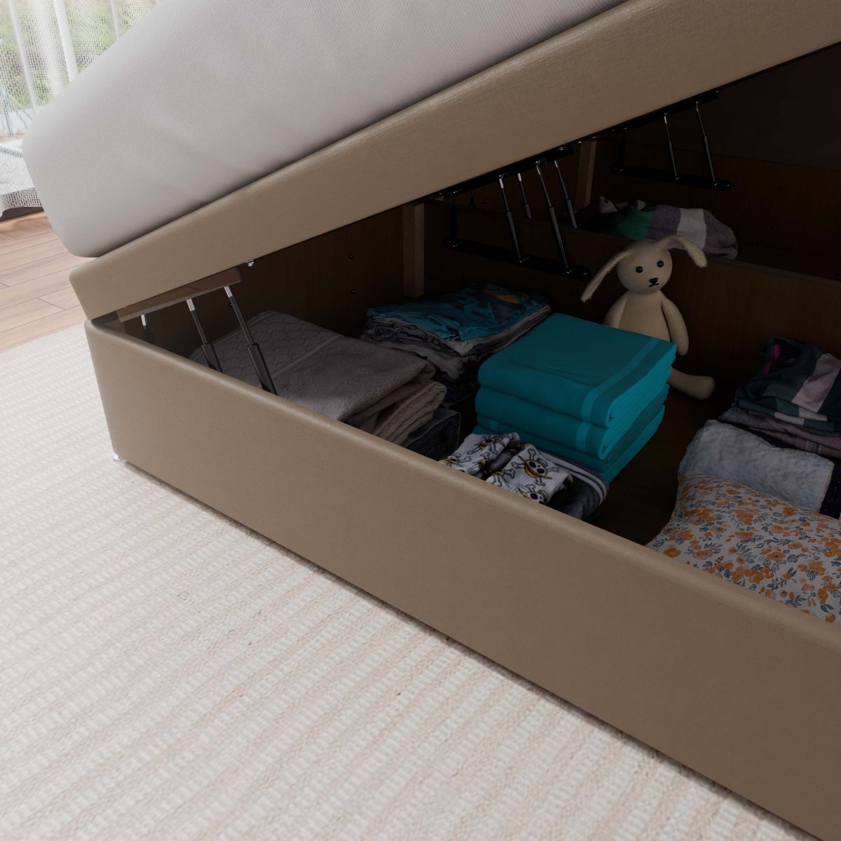 Austin Side Lift Ottoman Divan Bed