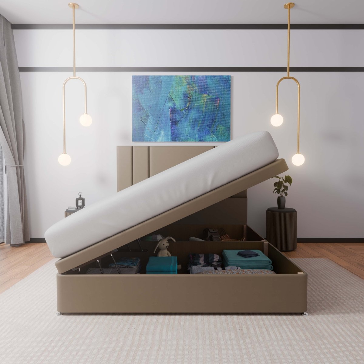 Austin Side Lift Ottoman Divan Bed