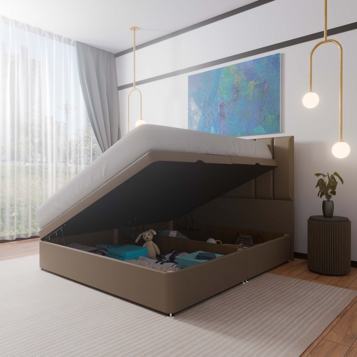 Austin Side Lift Ottoman Divan Bed