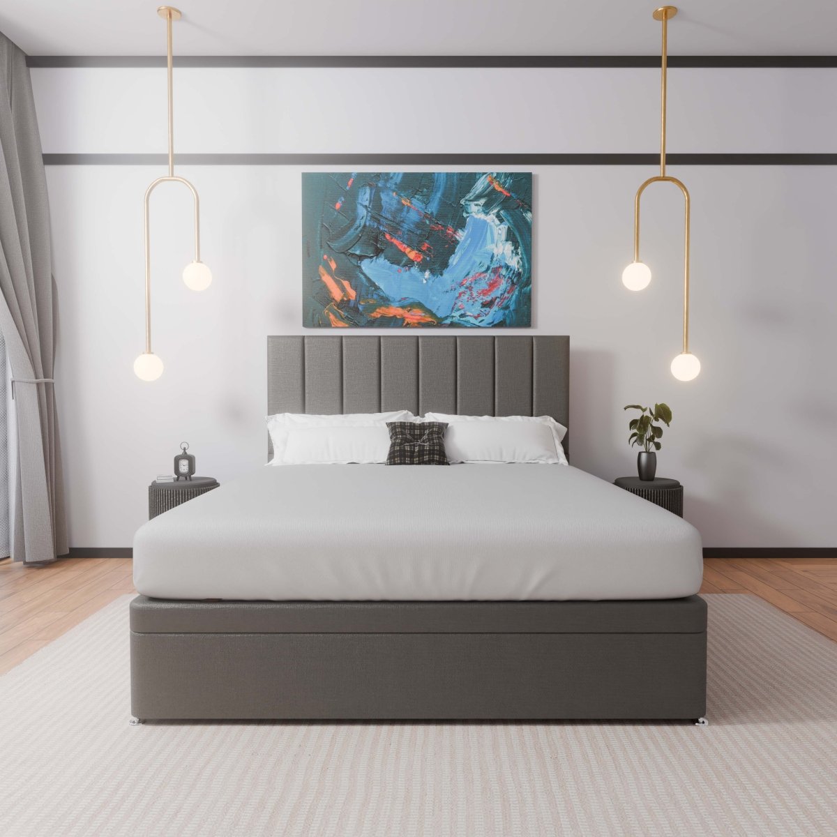 Madrid Side Lift Ottoman Divan Bed