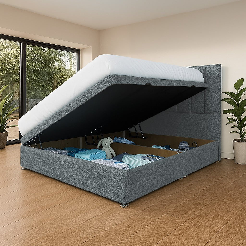 Madrid Side Lift Ottoman Divan Bed