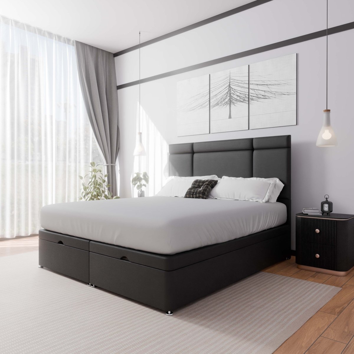 Miami End Lift Ottoman Divan Bed