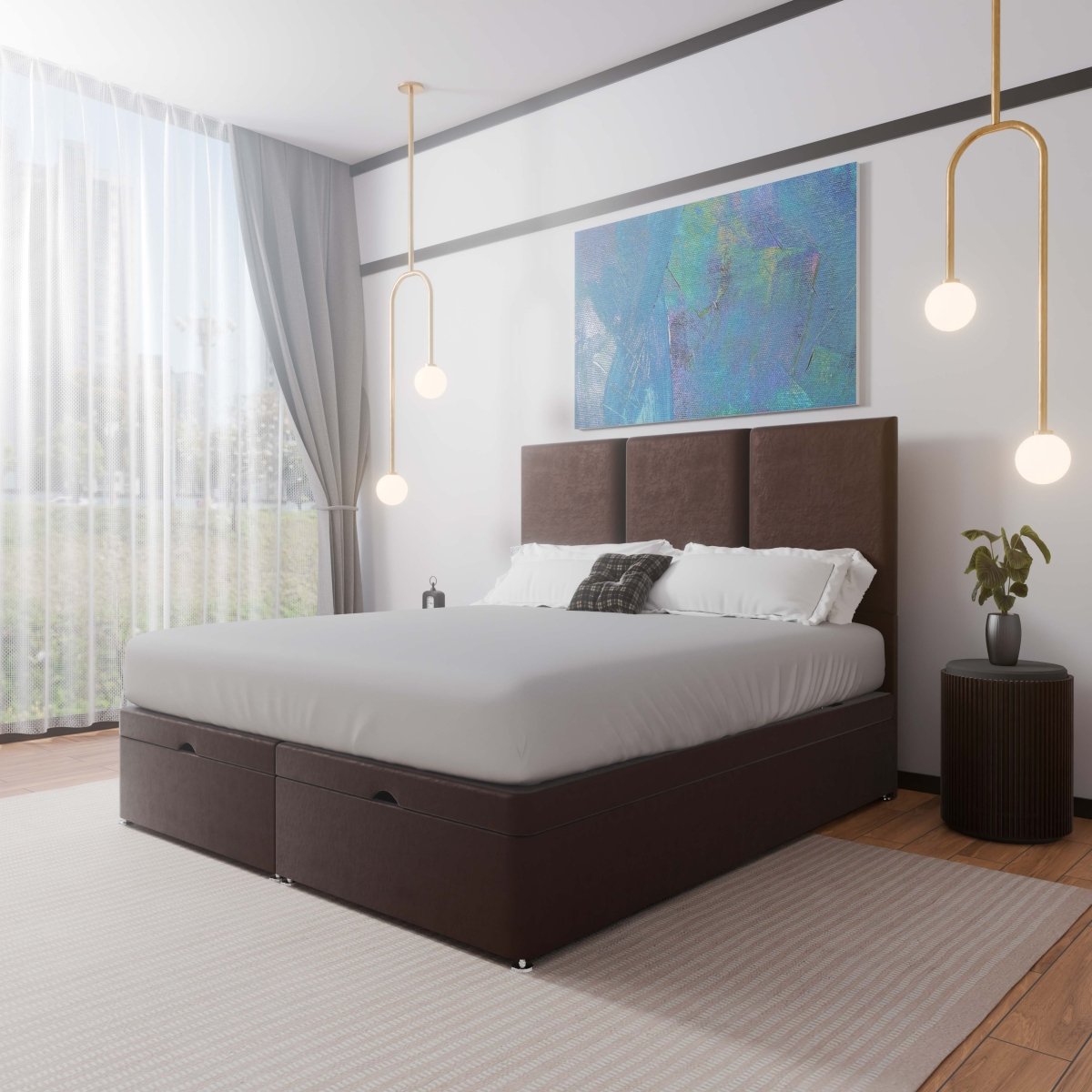 Monaco End Lift Ottoman Divan Bed