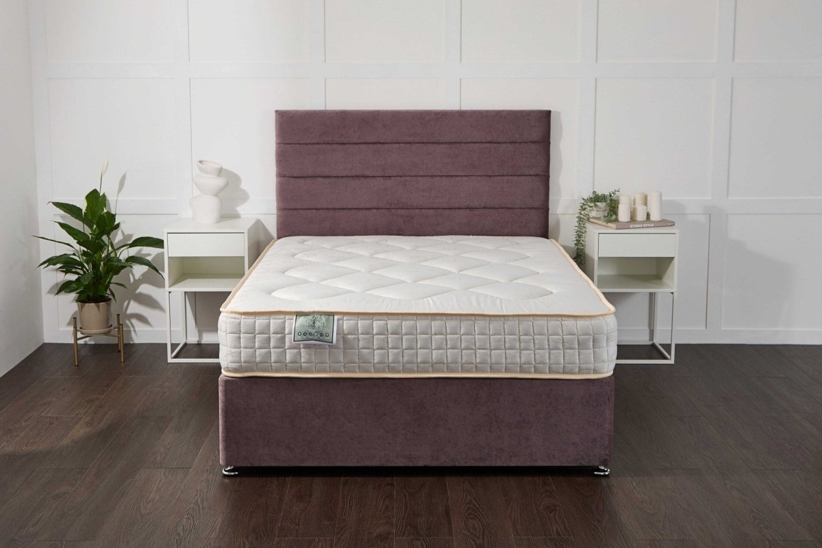 Somna Adonis Orthopaedic Coil Sprung Divan Bed Set - Orthopaedic Coil Sprung Divan Bed Set - 2'6 Small Single - No Storage - SOMNA Beds
