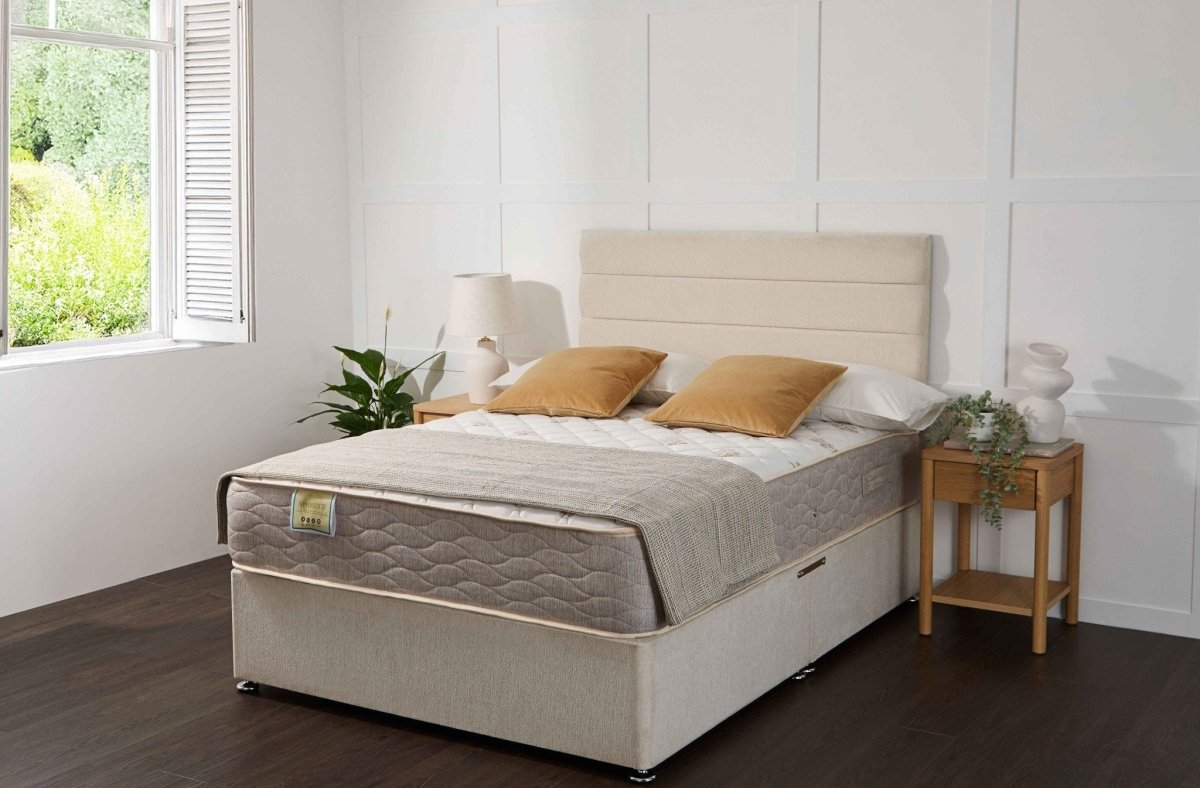 Somna Aphrodite Coil Sprung Divan Bed Set - Coil Sprung Divan Bed Set - 2'6 Small Single - No Storage - SOMNA Beds