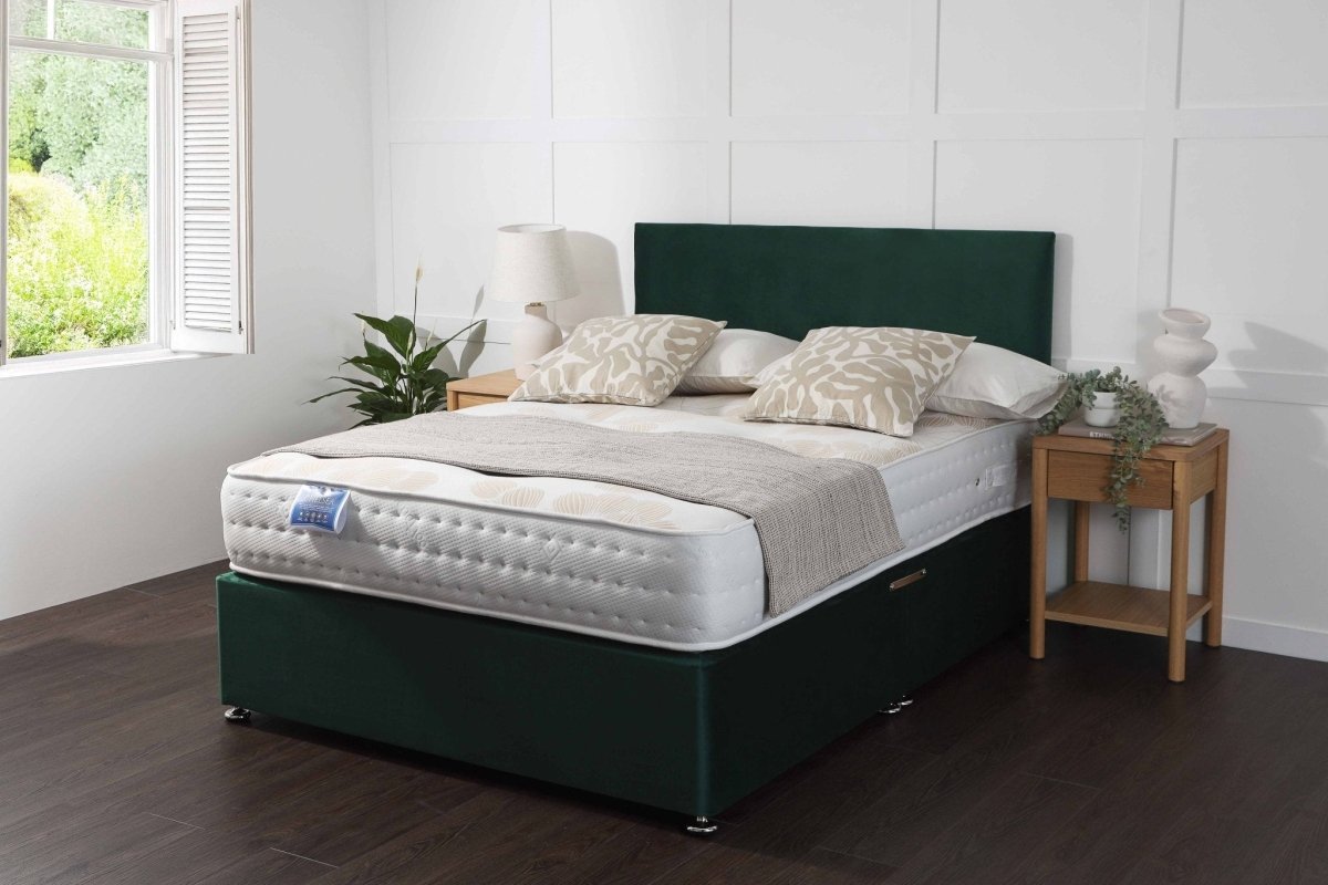 Somna Chelsea 1500 Pocket Sprung Divan Bed Set - Pocket Sprung Divan Bed Set - 2'6 Small Single - No Storage - SOMNA Beds