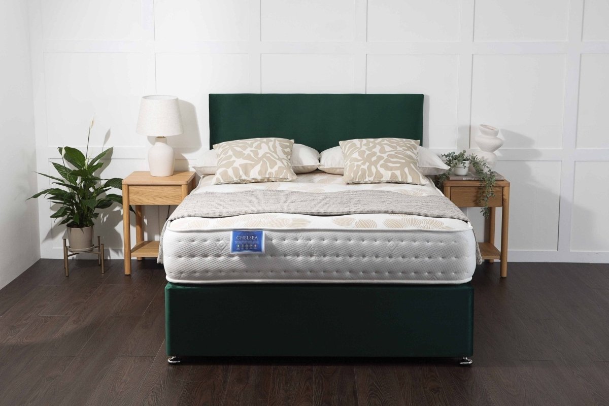 Somna Chelsea 1500 Pocket Sprung Divan Bed Set - Pocket Sprung Divan Bed Set - 2'6 Small Single - No Storage - SOMNA Beds