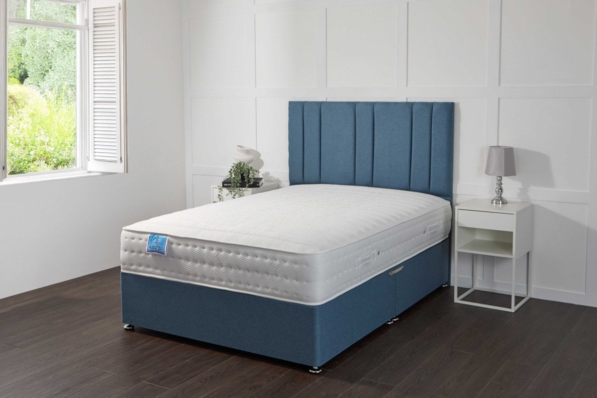 Somna Gel Tec 1500 Pocket Sprung Divan Bed Set - Pocket Sprung Divan Bed Set - 2'6 Small Single - No Storage - SOMNA Beds