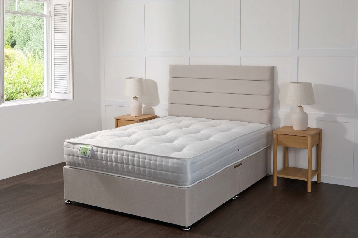 Somna Jubilee 1000 Pocket Sprung Divan Bed Set - Pocket Sprung Divan Bed Set - 2'6 Small Single - No Storage - SOMNA Beds