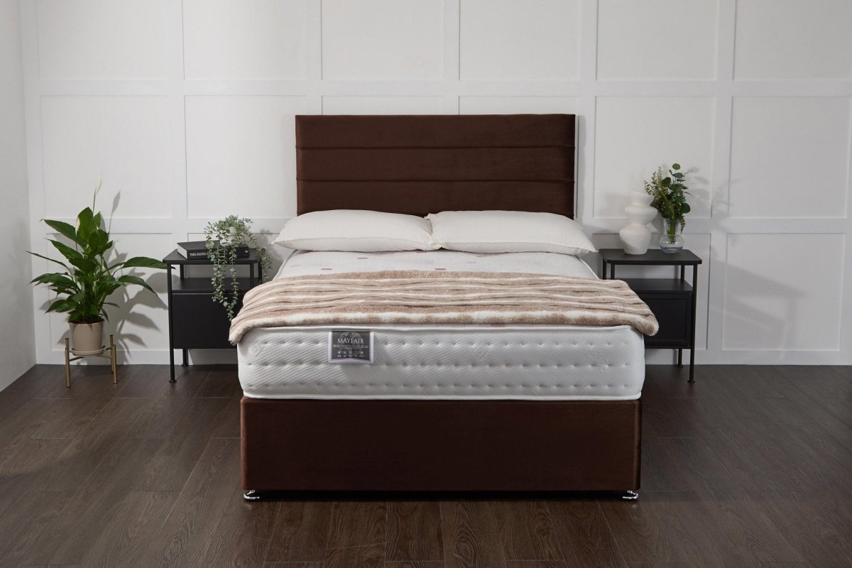 Somna Mayfair 1000 Pocket Sprung Divan Bed Set - Pocket Sprung Divan Bed Set - 2'6 Small Single - No Storage - SOMNA Beds