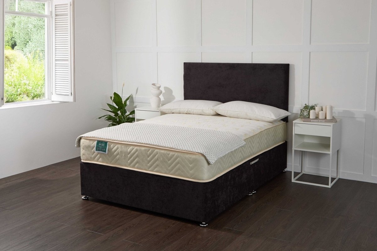 Somna Midas Coil Sprung Divan Bed Set - Coil Sprung Divan Bed Set - 2'6 Small Single - No Storage - SOMNA Beds