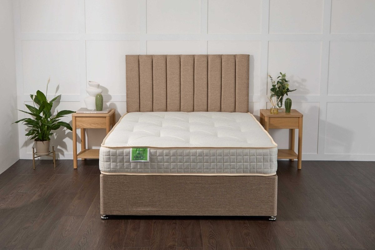 Somna Nike Coil Sprung Divan Bed Set - Coil Sprung Divan Bed Set - 2'6 Small Single - No Storage - SOMNA Beds