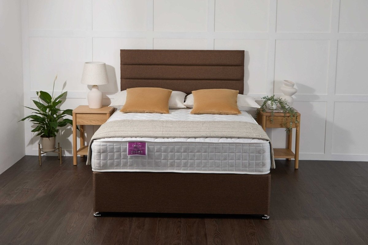 Somna Orion Coil Sprung Divan Bed Set - Coil Sprung Divan Bed Set - 2'6 Small Single - No Storage - SOMNA Beds