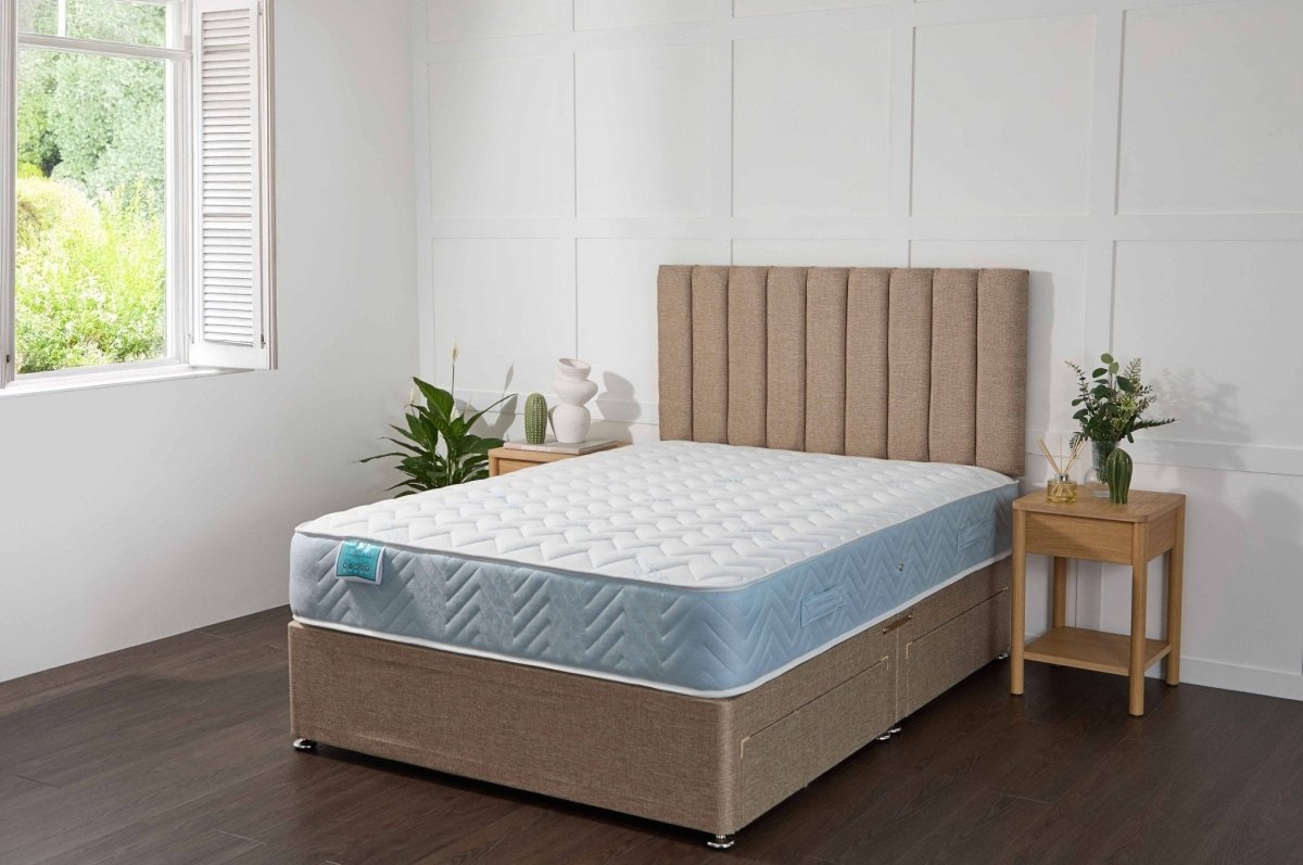 Somna Stress Free Coil Sprung Divan Bed Set - Coil Sprung Divan Bed Set - 2'6 Small Single - No Storage - SOMNA Beds