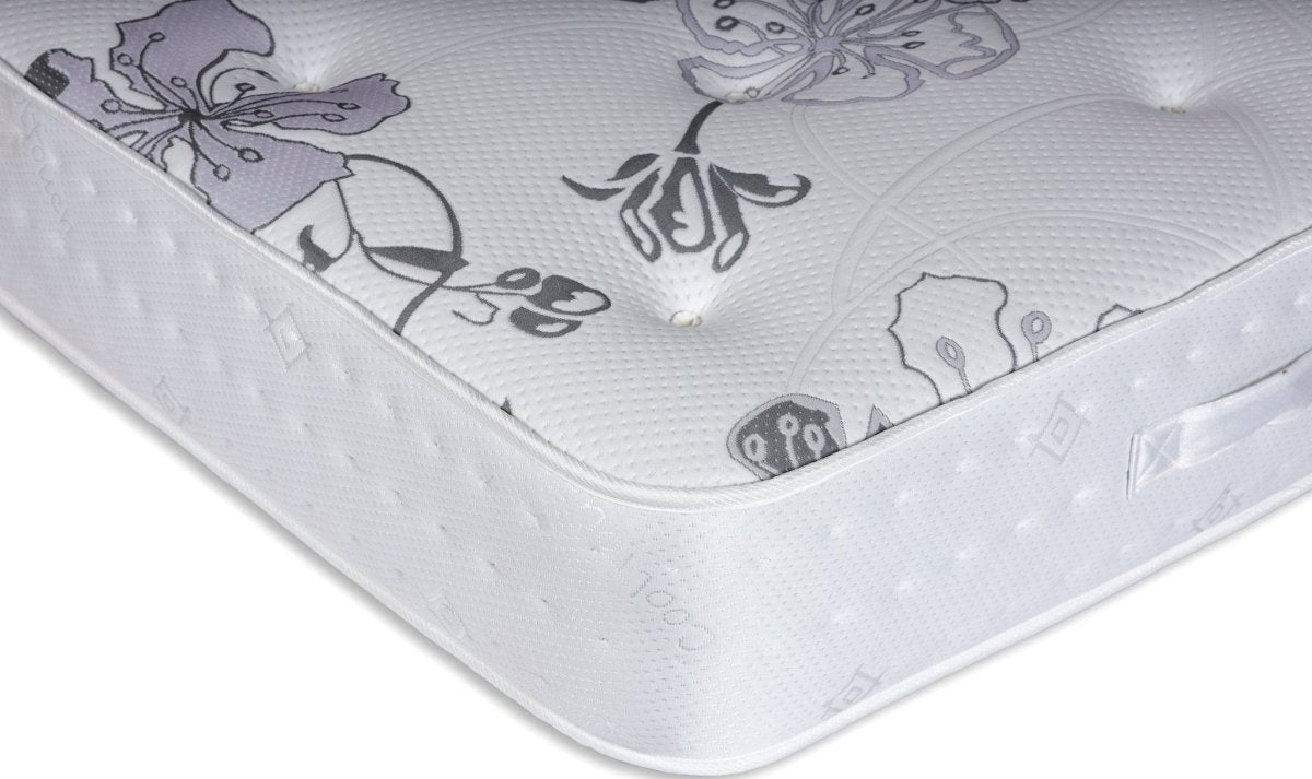 Somna Windsor Orthopaedic Coil Sprung Divan Bed Set - Orthopaedic Coil Sprung Divan Bed Set - 2'6 Small Single - No Storage - SOMNA Beds