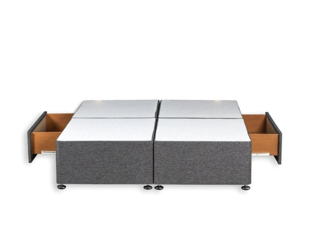 Split Divan Bed Base - Divan Base - 2'6 Small Single - 2 Pieces - No Storage - SOMNA Beds