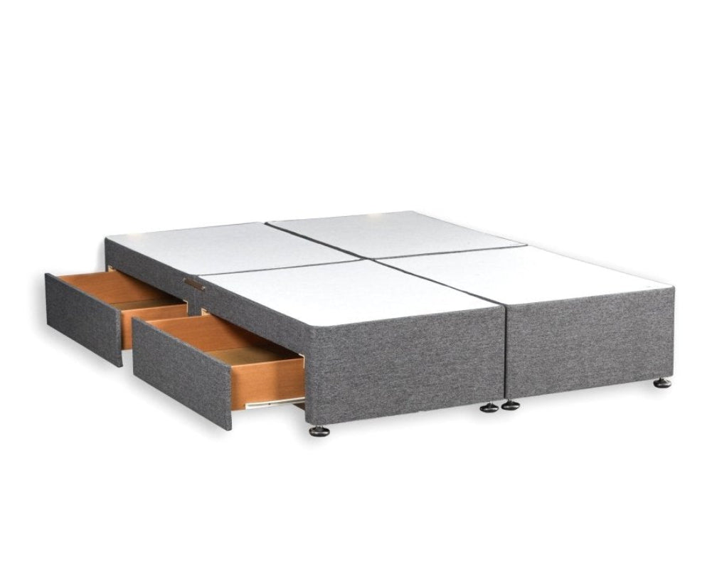 Split Divan Bed Base - Divan Base - 2'6 Small Single - 2 Pieces - No Storage - SOMNA Beds