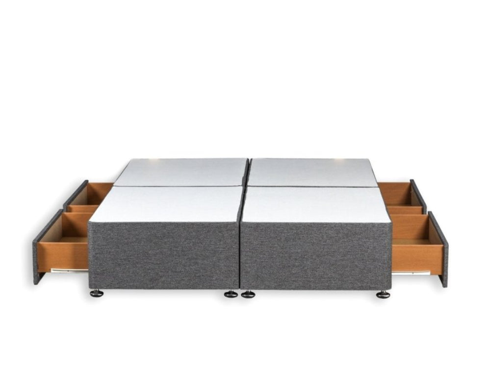 Split Divan Bed Base - Divan Base - 2'6 Small Single - 2 Pieces - No Storage - SOMNA Beds