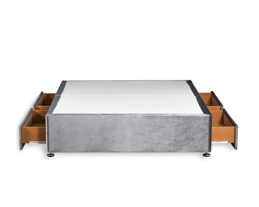 Standard Reinforced Heavy Duty Divan Bed Base - Divan Base - 2'6 Small Single - No Storage - SOMNA Beds