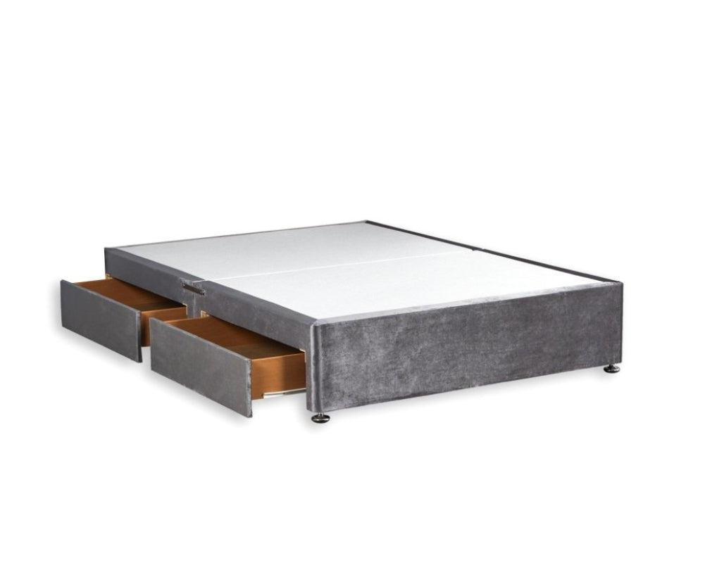 Standard Reinforced Heavy Duty Divan Bed Base - Divan Base - 2'6 Small Single - No Storage - SOMNA Beds