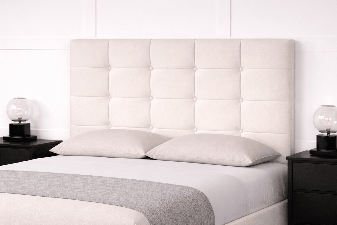 Venice Floor Standing Upholstered Buttoned Headboard