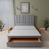 Alaska Floor Standing Headboard With Divan Bed Base