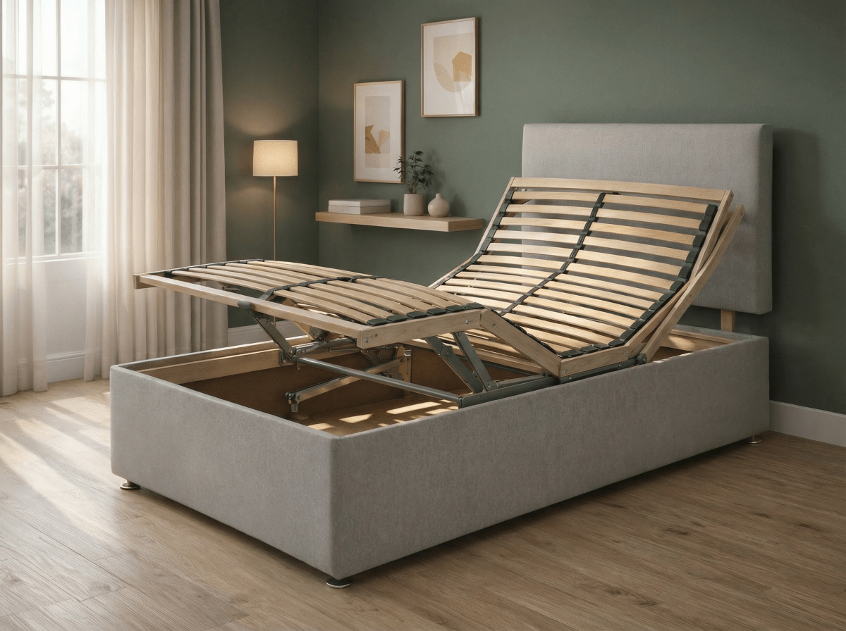 Apollomatic 1000 Pocket Electric Adjustable Divan Bed Set