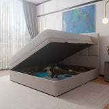 Colorado Side Lift Ottoman Storage Divan Bed and Headboard