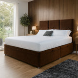 Monaco Side Lift Ottoman Storage Divan Bed and Headboard