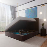 Monaco Side Lift Ottoman Storage Divan Bed and Headboard