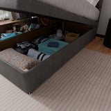 Nevada End Lift Ottoman Storage Divan Bed and Framed Headboard