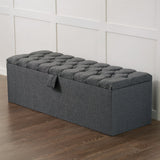 New York Ottoman Bedroom Storage Blanket Box