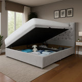 New York Side Lift Ottoman Divan Bed