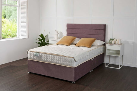 Somna Adonis Orthopaedic Coil Sprung Divan Bed Set - Orthopaedic Coil Sprung Divan Bed Set - 2'6 Small Single - No Storage - SOMNA Beds