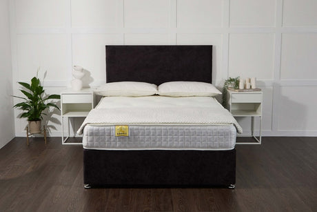 Somna Ares Memory Coil Sprung Divan Bed Set - Coil Sprung Divan Bed Set - 2'6 Small Single - No Storage - SOMNA Beds