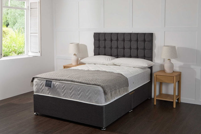 Somna Entice Memory Coil Sprung Divan Bed Set - Coil Sprung Divan Bed Set - 2'6 Small Single - No Storage - SOMNA Beds