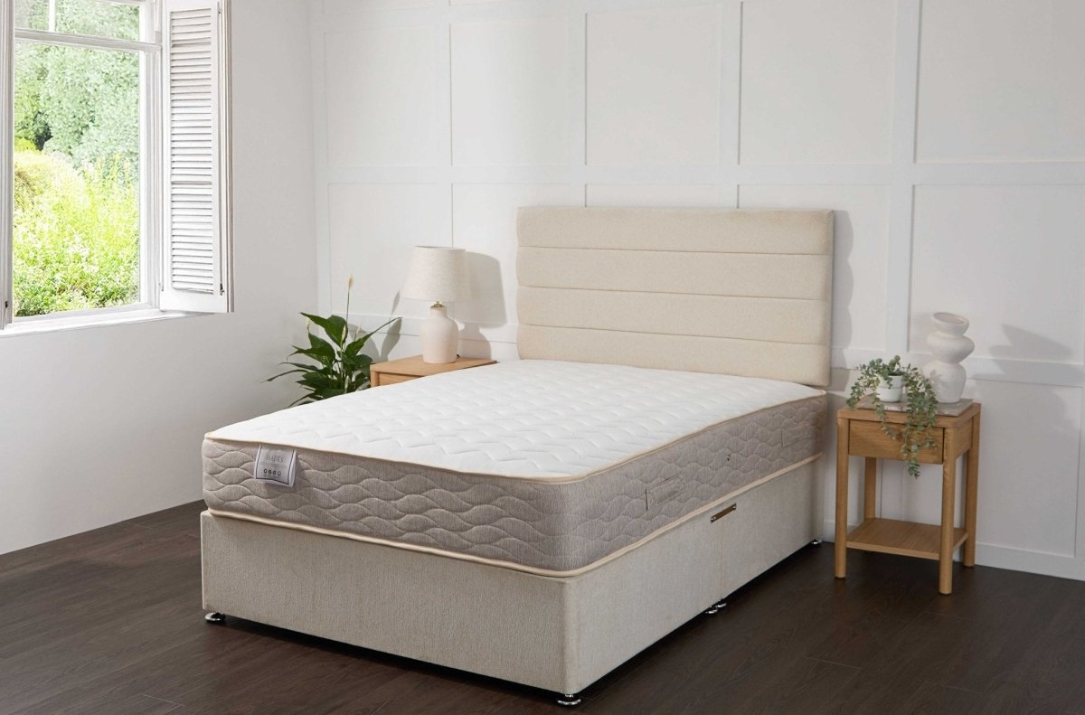 Somna Hades Coil Sprung Divan Bed Set - Coil Sprung Divan Bed Set - 2'6 Small Single - No Storage - SOMNA Beds