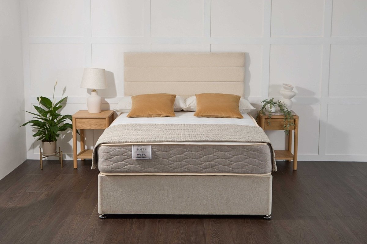 Somna Hades Coil Sprung Divan Bed Set - Coil Sprung Divan Bed Set - 2'6 Small Single - No Storage - SOMNA Beds