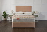 Somna Hera Orthopaedic Coil Sprung Divan Bed Set - Orthopaedic Coil Sprung Divan Bed Set - 2'6 Small Single - No Storage - SOMNA Beds