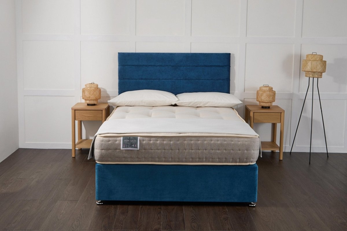 Somna Hercules 1500 Pocket Sprung Divan Bed Set - Pocket Sprung Divan Bed Set - 2'6 Small Single - No Storage - SOMNA Beds