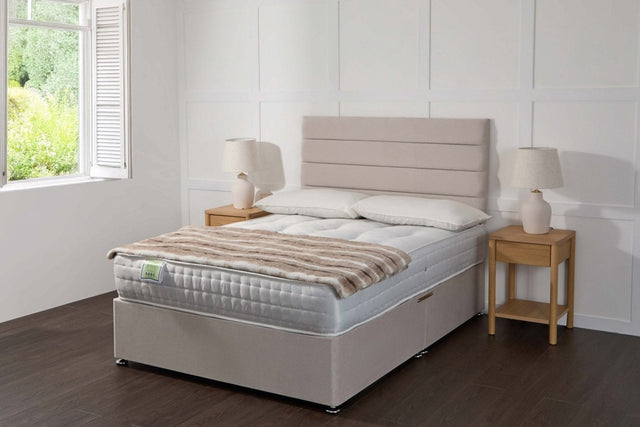 Somna Jubilee 1000 Pocket Sprung Divan Bed Set - Pocket Sprung Divan Bed Set - 2'6 Small Single - No Storage - SOMNA Beds