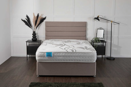 Somna Kensington 1500 Pocket Sprung And Latex Divan Bed Set - Pocket Sprung Divan Bed Set - 2'6 Small Single - No Storage - SOMNA Beds