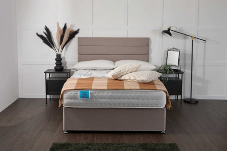 Somna Kensington 1500 Pocket Sprung And Latex Divan Bed Set - Pocket Sprung Divan Bed Set - 2'6 Small Single - No Storage - SOMNA Beds