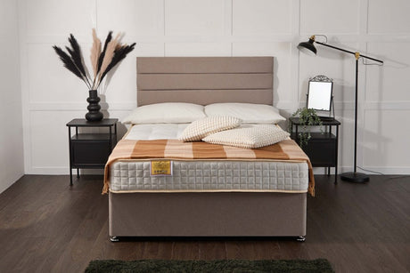 Somna Lakonia Coil Sprung Divan Bed Set - Coil Sprung Divan Bed Set - 2'6 Small Single - No Storage - SOMNA Beds